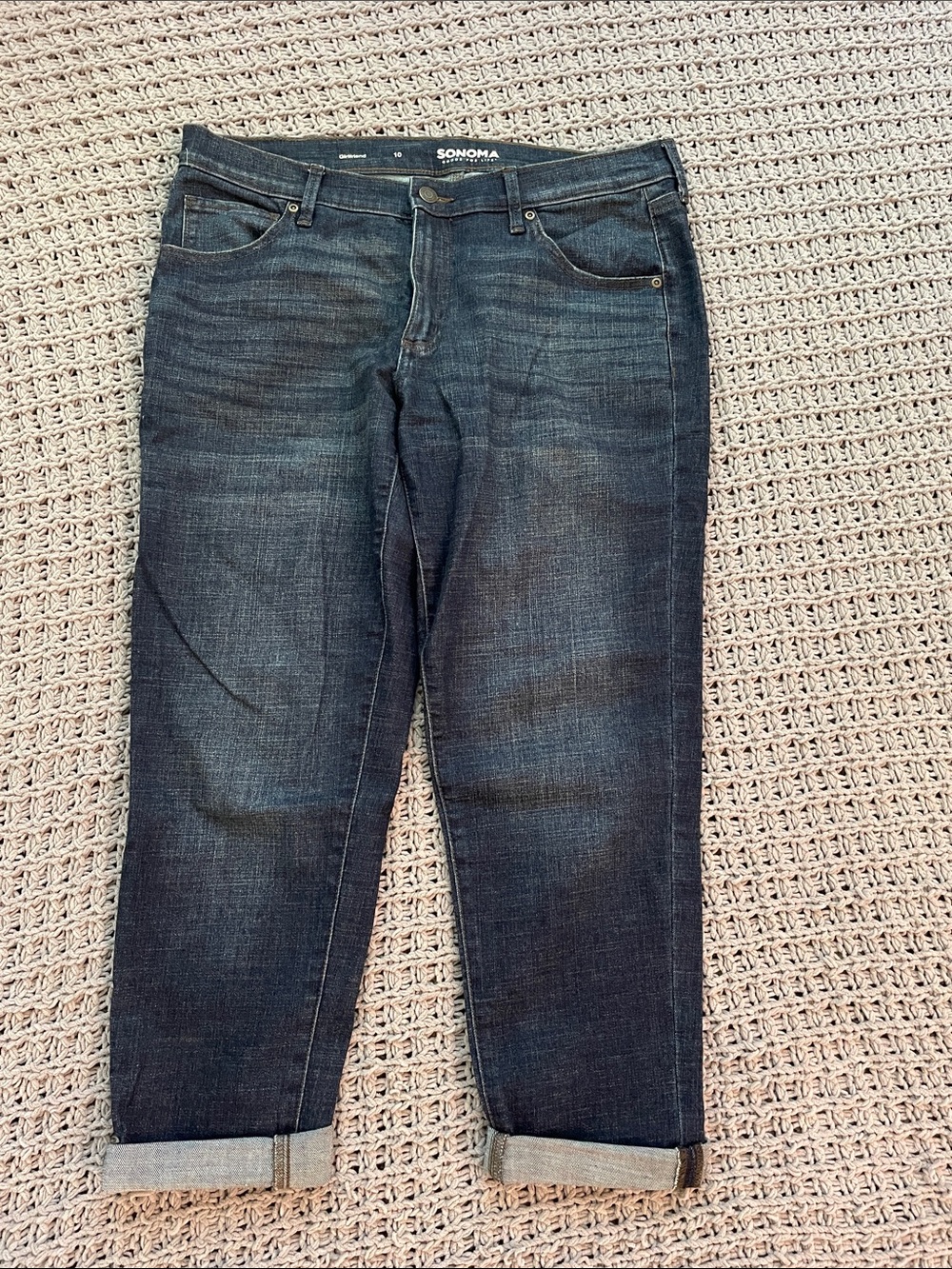 NWOT Sonoma Girlfriend Jeans